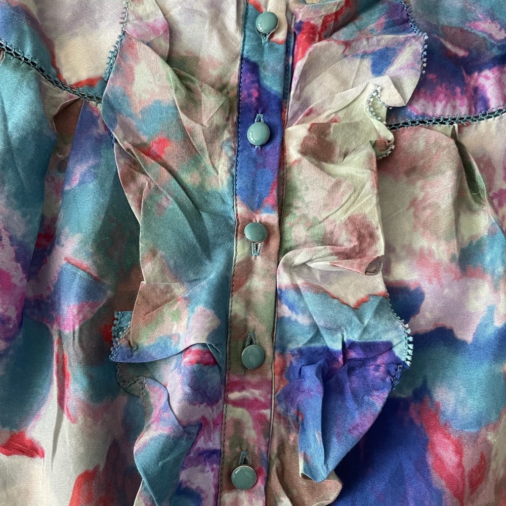 Anthropologie watercolor top - Picture 5 of 5